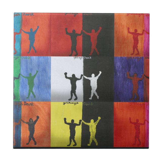 Pop art no.1 by Yeshaya Dank -  Kakelplatta (Framsidan)