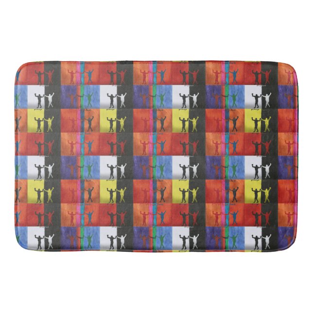 Pop art no.1 by Yeshaya Dank - unity & harmony Badrumsmatta (Framsidan)