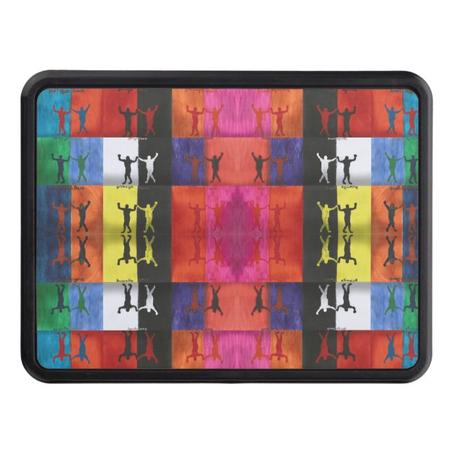 Pop art no.1 by Yeshaya Dank - unity & harmony Dragkroksskydd (Framsidan)