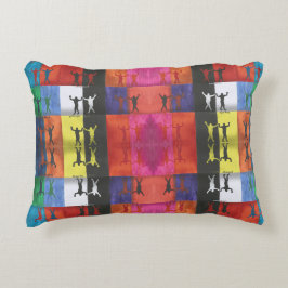 Pop art no.1 by Yeshaya Dank - unity & harmony Prydnadskudde