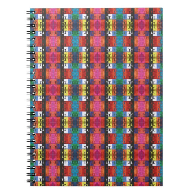 Pop art nr.1 av Yeshaya Dank - enhet & harmoni Anteckningsbok (Framsidan)
