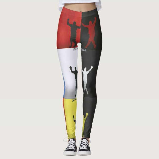 Pop art nr.1 av Yeshaya Dank -  Leggings (Framsida)