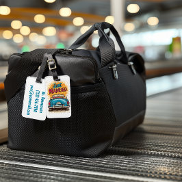 Pop Art Ny gifta Bagagebricka