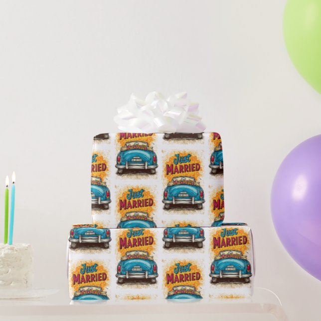 Pop Art Ny gifta Presentpapper (Festgåvor)