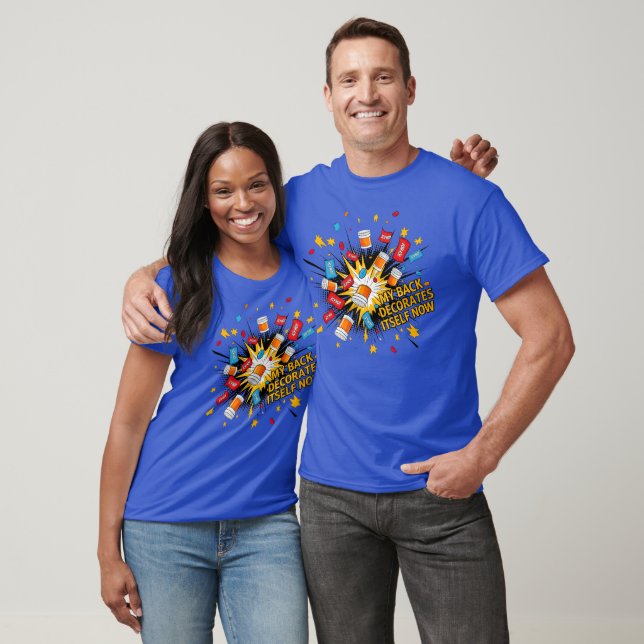 Pop Art Pain Relief Humor T Shirt (Unisex)