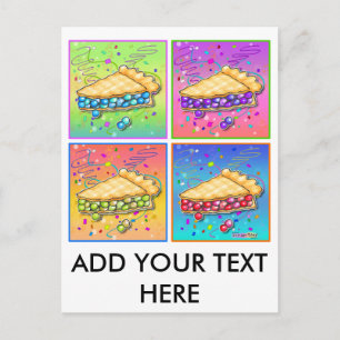 Pop Art Paj Vykort