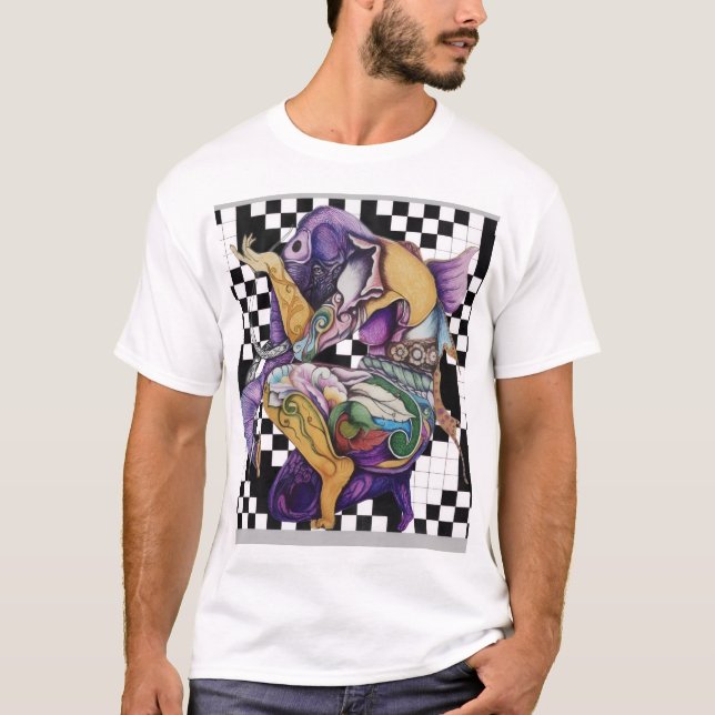 Pop Art Palspatial T-shirt (Framsida)