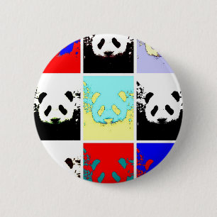 Pop Art Panda Knapp