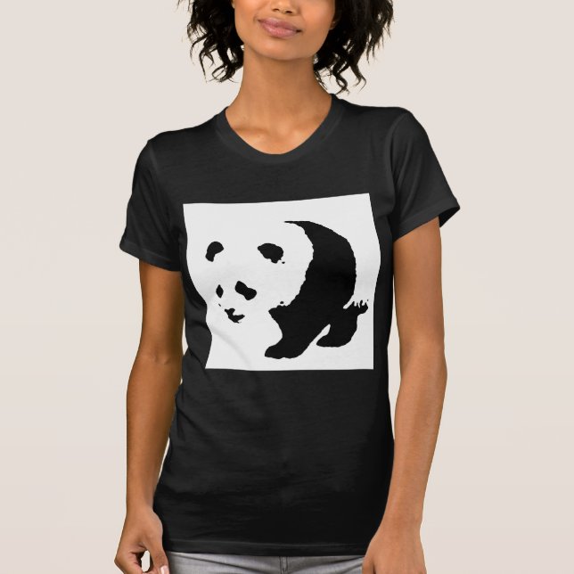 Pop Art Panda T Shirt (Framsida)