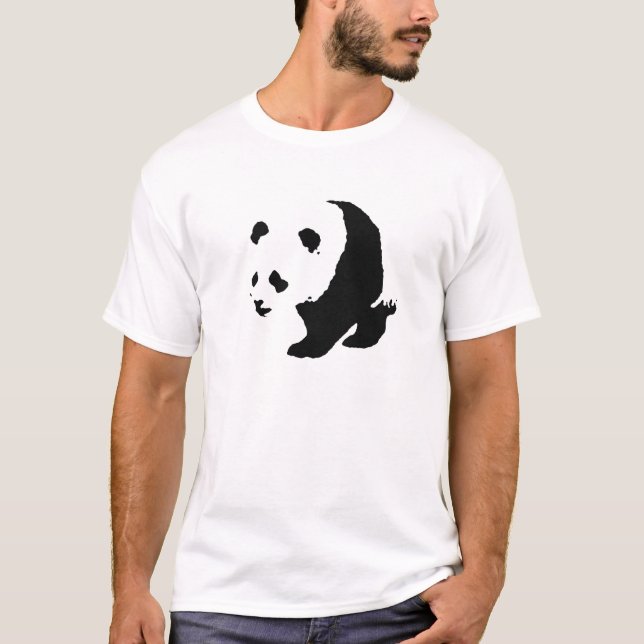 Pop Art Panda T-shirt (Framsida)
