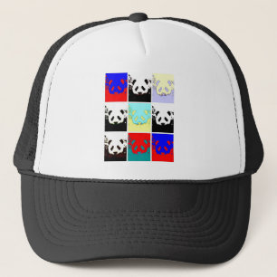 Pop Art Panda Truckerkeps