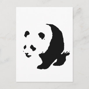 Pop Art Panda Vykort
