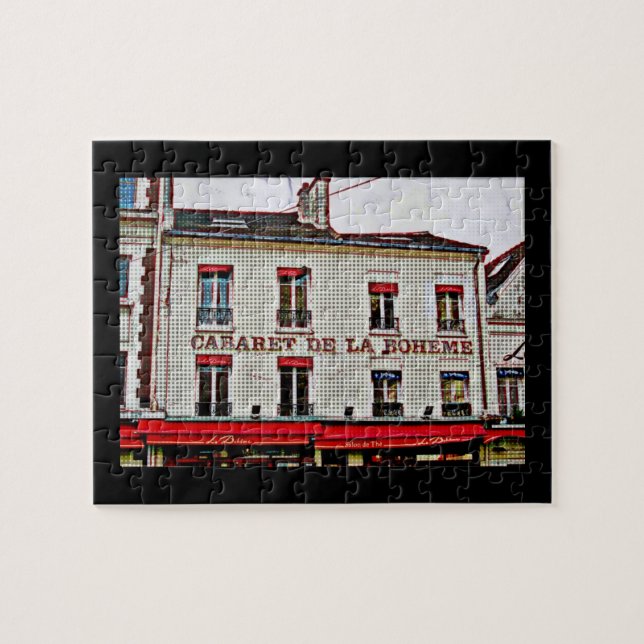 Pop Art Paris Pussel (Horisontell)