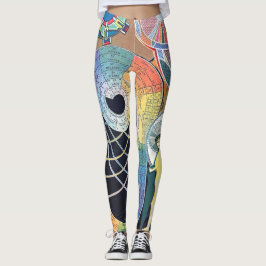 Pop Art Periodiska Systemet Paolozzi Leggings