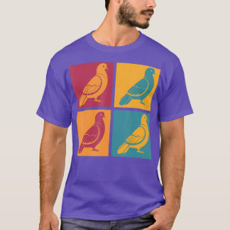 Pop Art Pigeon T Shirt