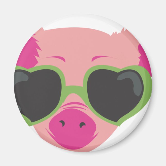 Pop Art Piggy Magnet (Framsidan)