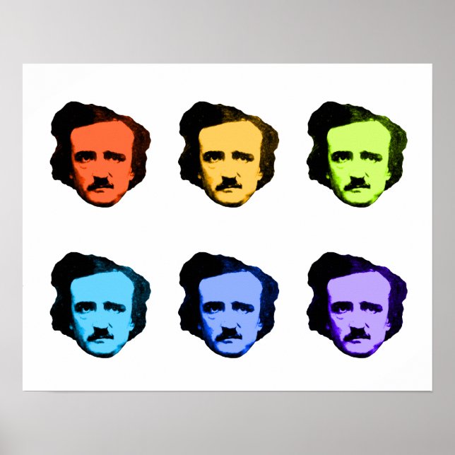 Pop Art Poe Poster (Framsidan)