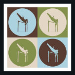 Pop Art Pole Vaulting Poster<br><div class="desc">Pop Art Pole Vaulting. Få den här roligten med hobby,  yrke eller fixering vid underbara t-shirts,  klistermärken och mycket annat. De gör också underbara gåvor!</div>