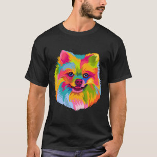 Pop Art Pommern Cute Doggie Manar Women Tass Hund T Shirt