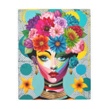 Pop art porträtt
