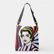 Pop Art Porträtt Kor-Body Tote