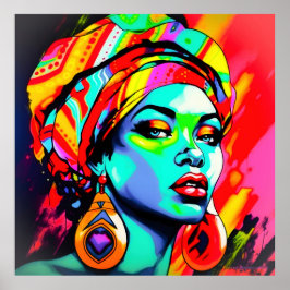 Pop Art Porträtt Poster
