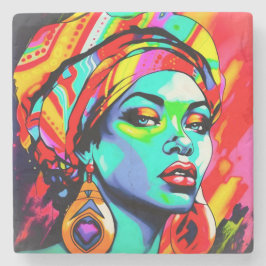 Pop Art Porträtt Stenunderlägg