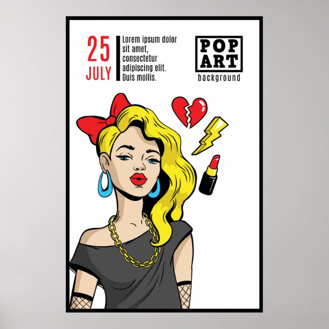 Pop art poster (Framsidan)
