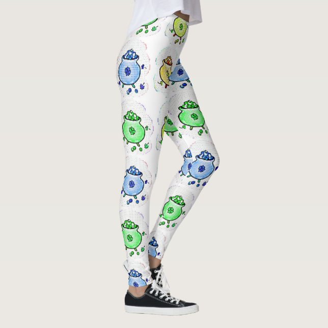 Pop Art Pot O'Guld Leggings (Höger)