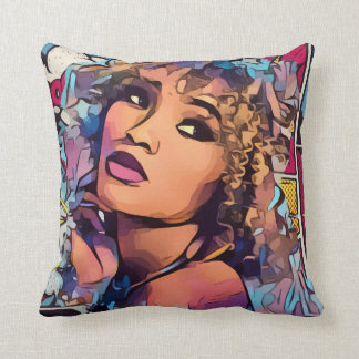 Pop Art PrincessThrow-kudde Kudde