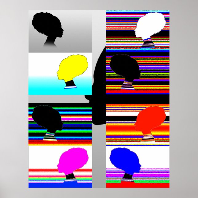 Pop Art Profiles Poster (Framsidan)