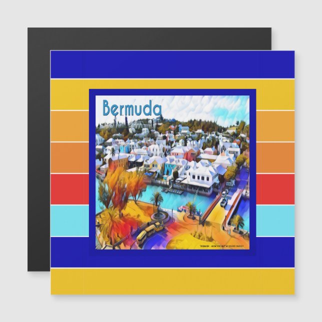 Pop Art Rand Bermuda (Fram/baksida)