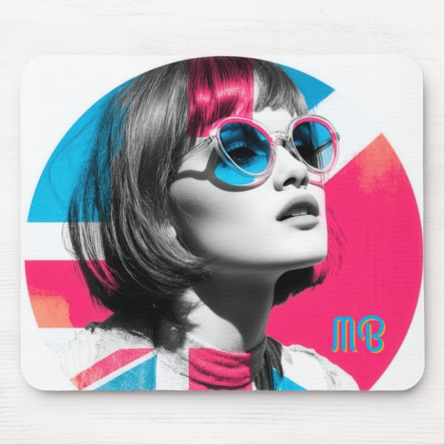 Pop Art Retro Chic Girl  Musmatta (Framsidan)