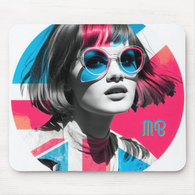 Pop Art Retro Chic Girl  Musmatta (Framsidan)