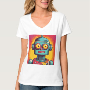 Pop Art Robot T Shirt