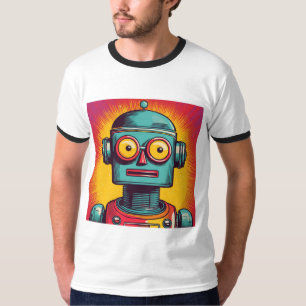 Pop Art Robot T Shirt