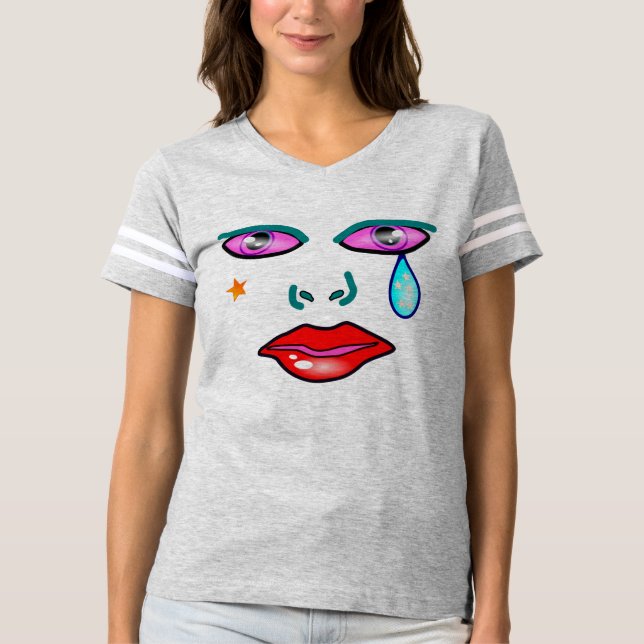 Pop Art Rockstar Tee Shirt (Framsida)
