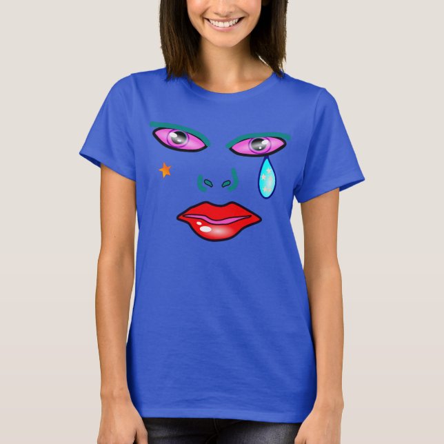 Pop Art Rockstar Tee Shirt (Framsida)