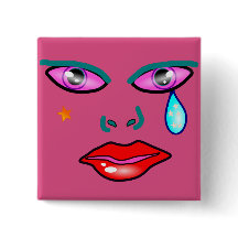 Pop Art Rockstjärna Pin