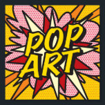 POP ART Roligt Retro Tecknad Bok Poster<br><div class="desc">En coola-,  trendig- och roligt som gör att du kan komma in i ditt hem,  ditt liv och din dag. En underbar gåva till dig,  dina vänner eller din familj. Designad av ComicBookPop© på www.zazzle.com/comicbookpop*</div>