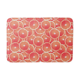 Pop Art Rosa Grapefruit-segment Badrumsmatta