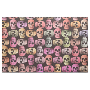 Pop Art Rosa Grönt Mönster Tyg