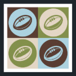 Pop Art Rugby Poster<br><div class="desc">Pop Art Rugby. Få den här roligten med hobby,  yrke eller fixering vid underbara t-shirts,  klistermärken och mycket annat. De gör också underbara gåvor!</div>