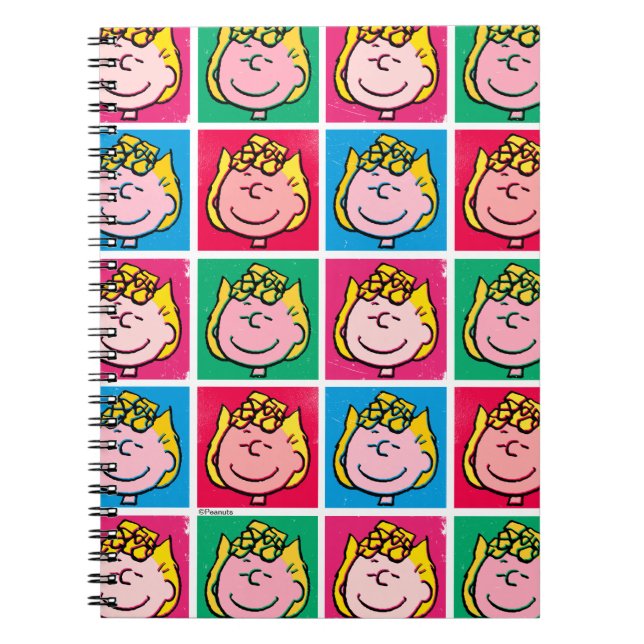 Pop Art Sally | Mod till Mönster Anteckningsbok (Framsidan)