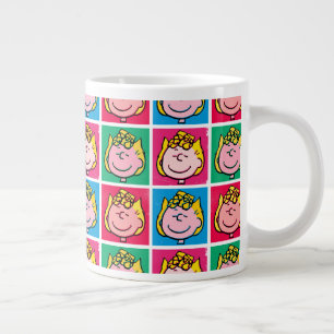 Pop Art Sally Mod till Mönster Jumbo Mugg