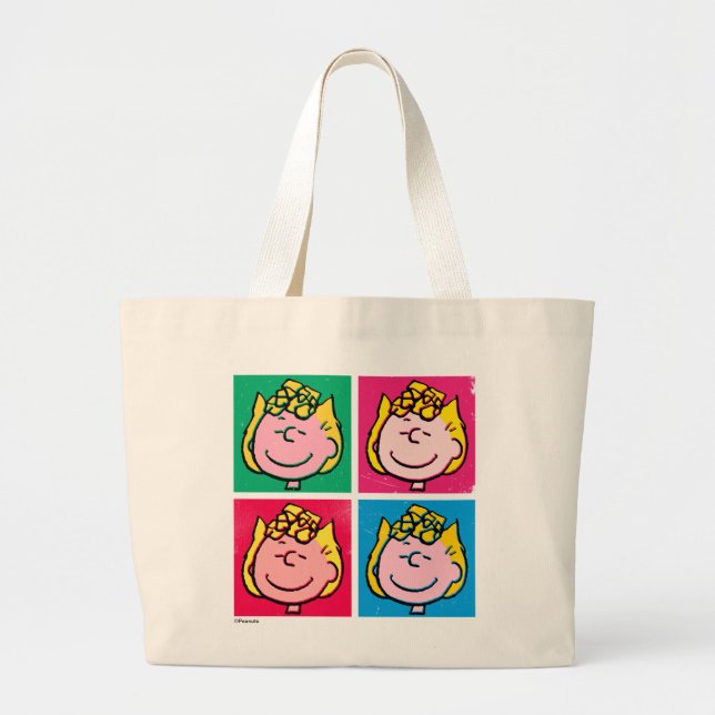 Pop Art Sally | Mod till Mönster Jumbo Tygkasse (Framsidan)