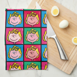 Pop Art Sally   Mod till Mönster Kökshandduk