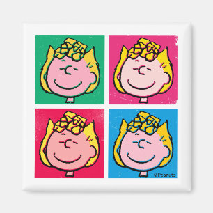 Pop Art Sally   Mod till Mönster Magnet