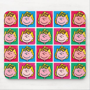 Pop Art Sally Mod till Mönster Musmatta
