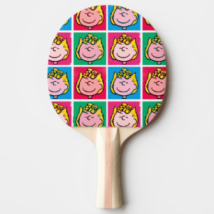 Pop Art Sally Mod till Mönster Pingisracket